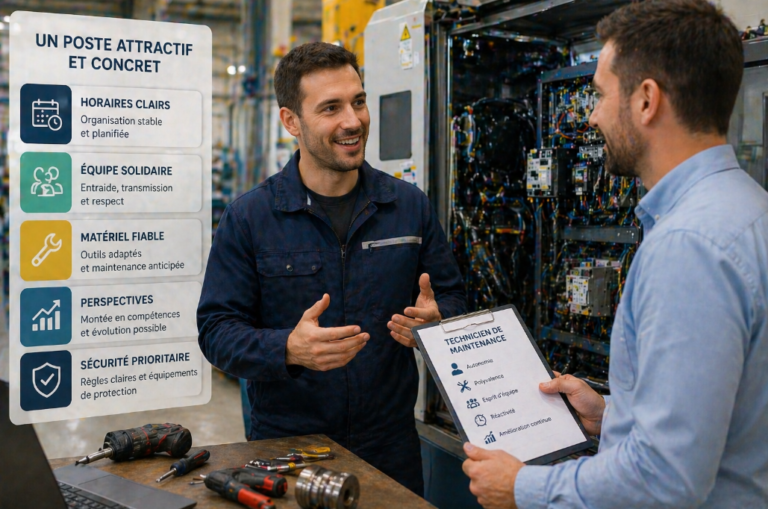 entretien pour un poste de technicien de maintenance
