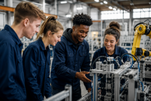 jeunes talents dans l'industrie